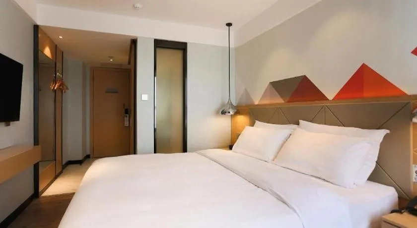 Bed in Borrman Hotel Puning International Commodity City Wantaihui