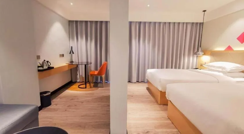 Bed in Borrman Hotel Puning International Commodity City Wantaihui