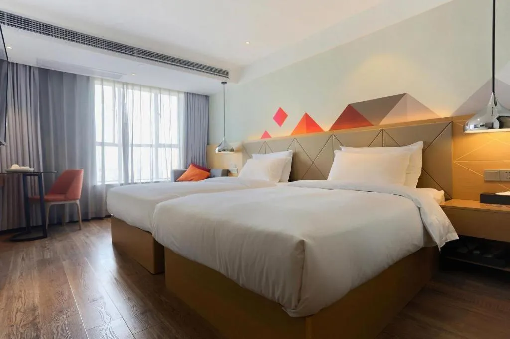 Bed in Borrman Hotel Puning International Commodity City Wantaihui