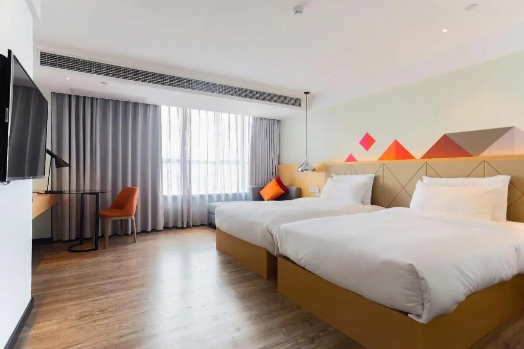 Bed in Borrman Hotel Puning International Commodity City Wantaihui