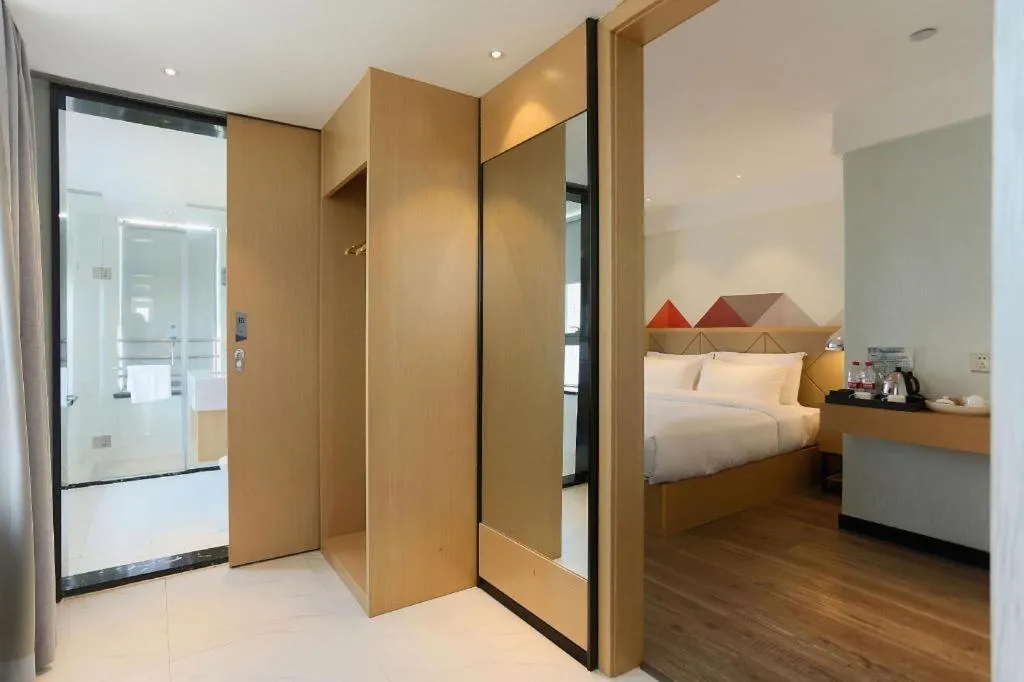 Bed in Borrman Hotel Puning International Commodity City Wantaihui