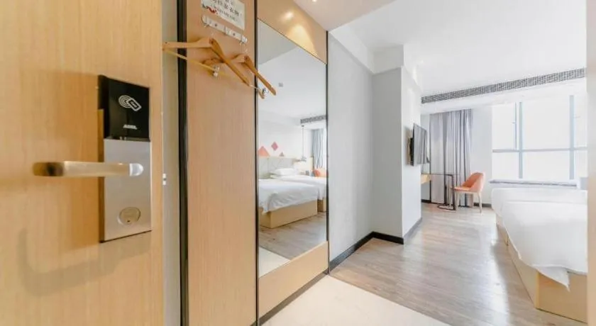 Bed in Borrman Hotel Puning International Commodity City Wantaihui