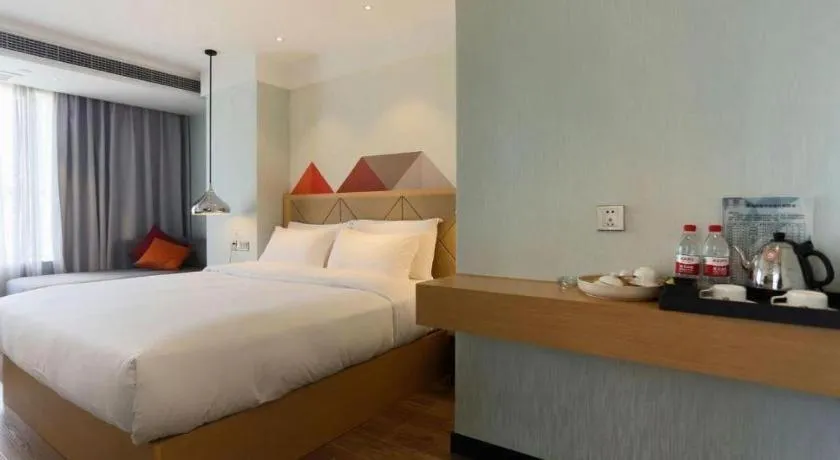 Bed in Borrman Hotel Puning International Commodity City Wantaihui