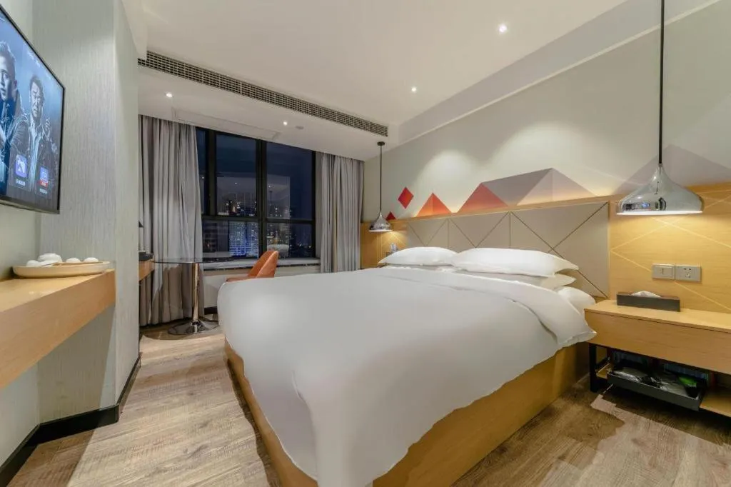 Bed in Borrman Hotel Puning International Commodity City Wantaihui