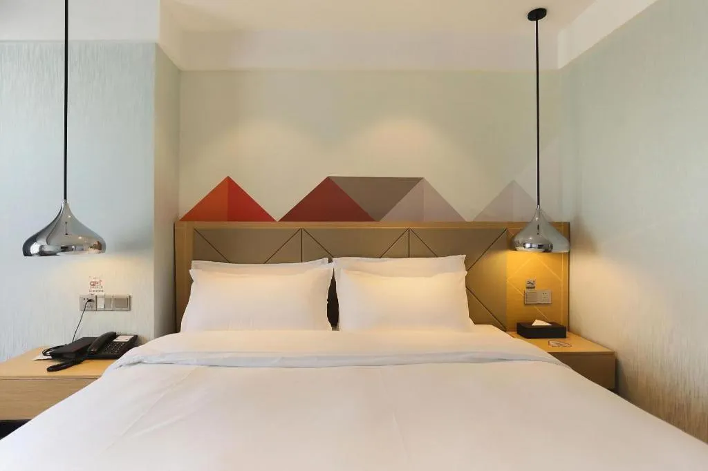 Bed in Borrman Hotel Puning International Commodity City Wantaihui