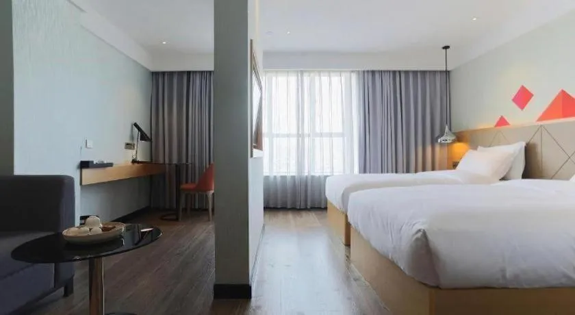 Bed in Borrman Hotel Puning International Commodity City Wantaihui