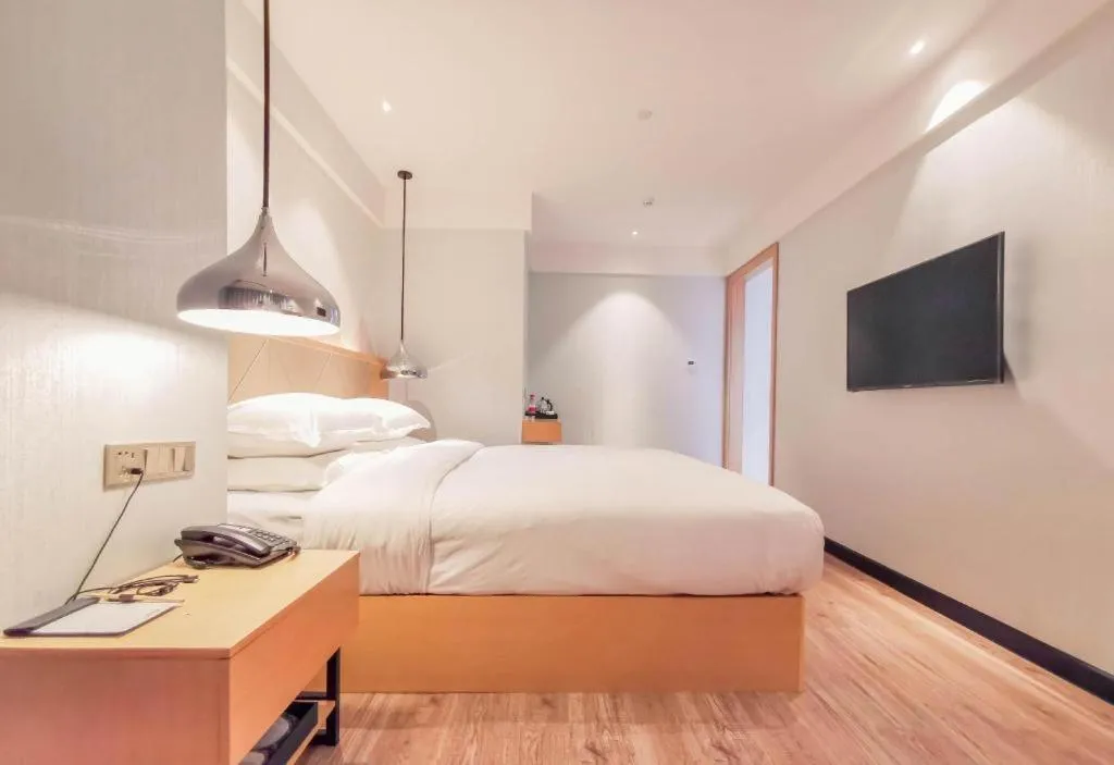 Bed in Borrman Hotel Puning International Commodity City Wantaihui