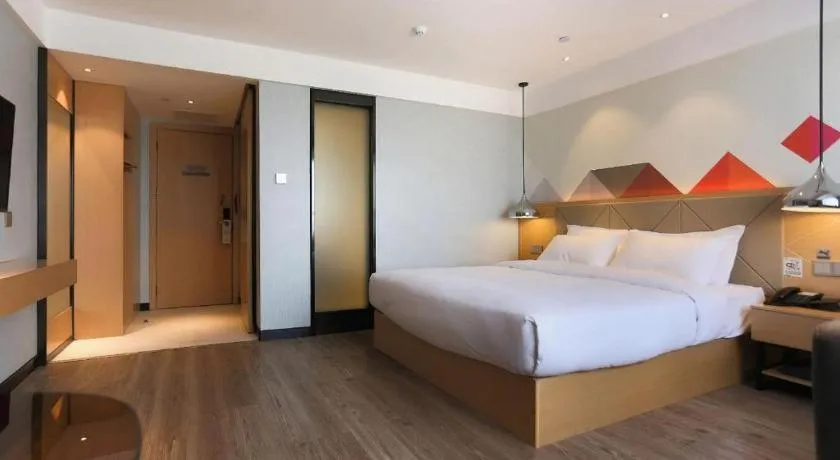 Bed in Borrman Hotel Puning International Commodity City Wantaihui