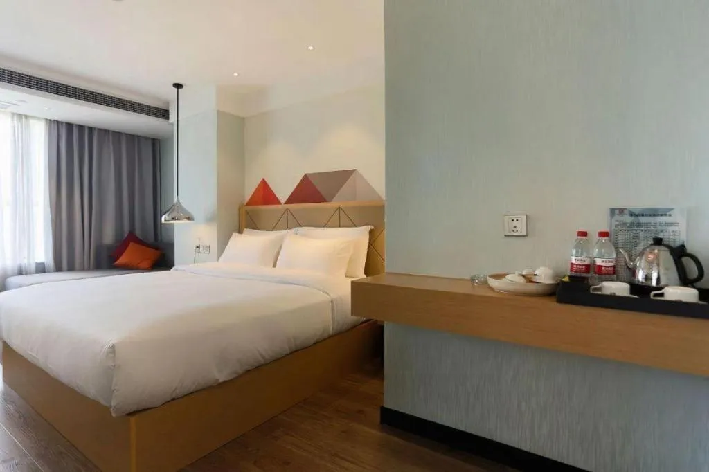 Bed in Borrman Hotel Puning International Commodity City Wantaihui