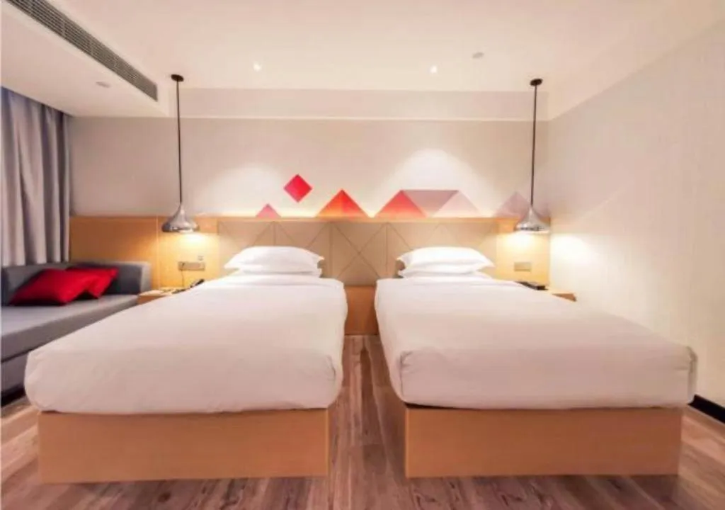 Bed in Borrman Hotel Puning International Commodity City Wantaihui