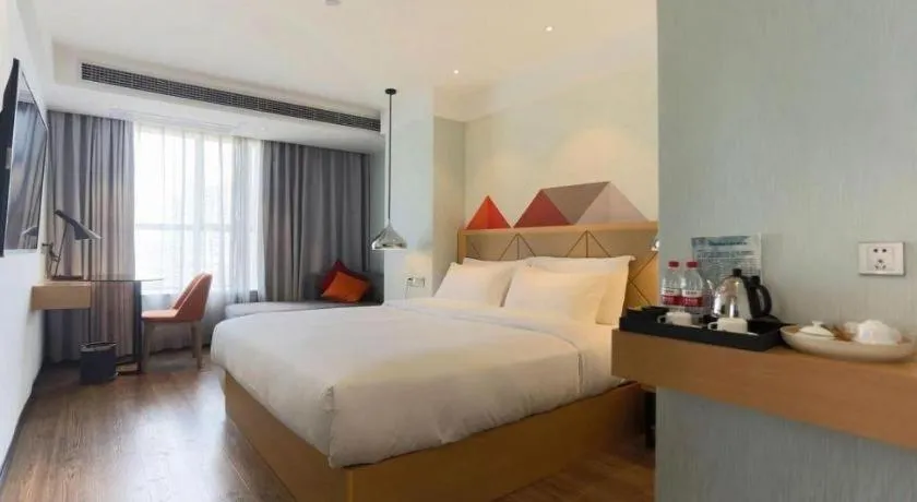 Bed in Borrman Hotel Puning International Commodity City Wantaihui