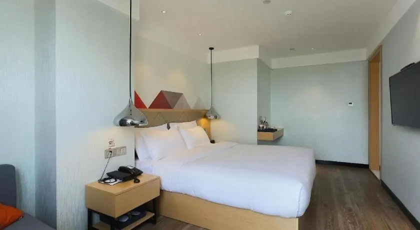 Bed in Borrman Hotel Puning International Commodity City Wantaihui