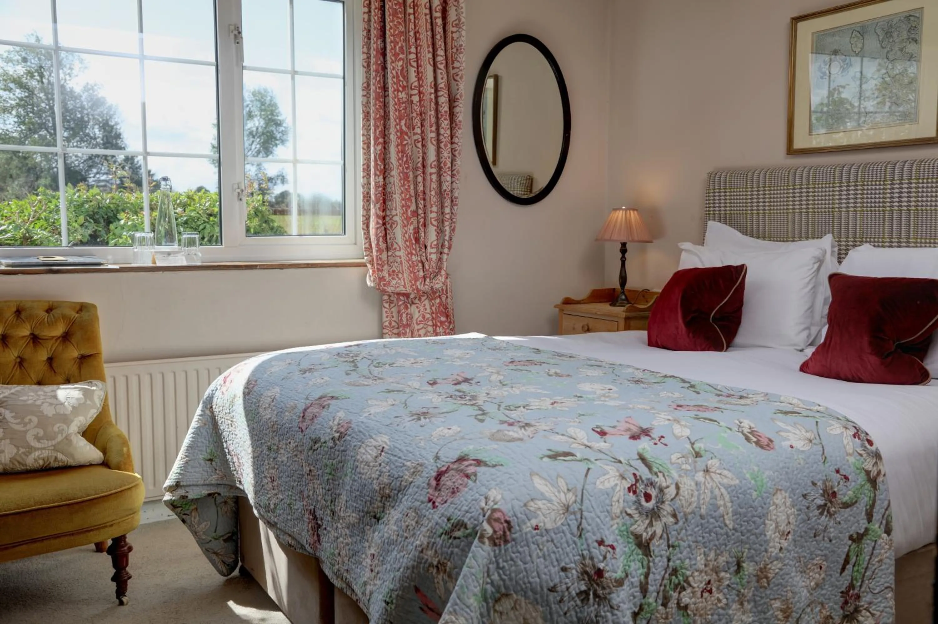 Bed in The Moonraker Hotel