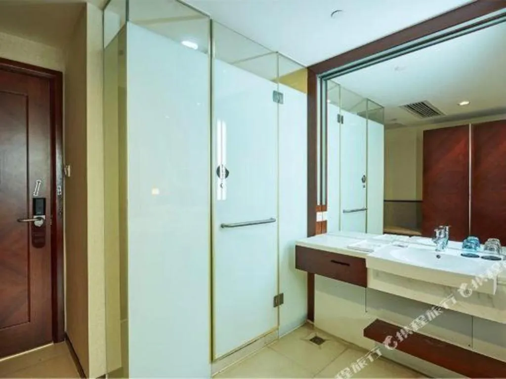 Bed in Borrman Hotel Guangzhou Changlong Shiqiao Metro Station