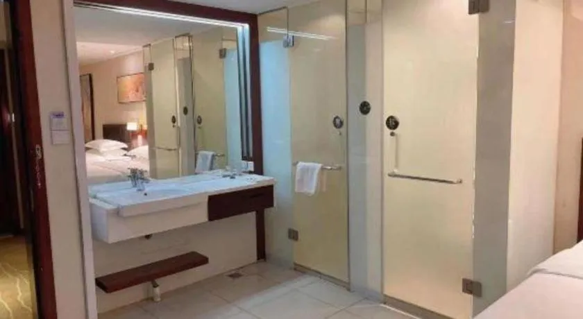 Bed in Borrman Hotel Guangzhou Changlong Shiqiao Metro Station