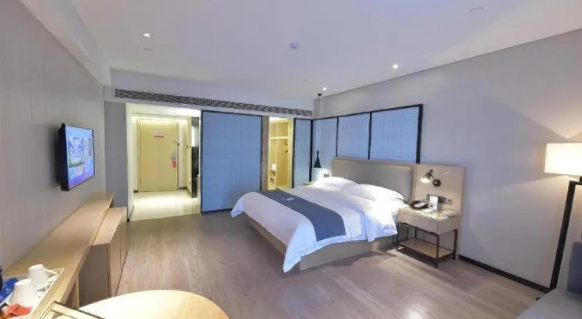 Bed in Echarm Hotel Changde Chaoyang D5 District