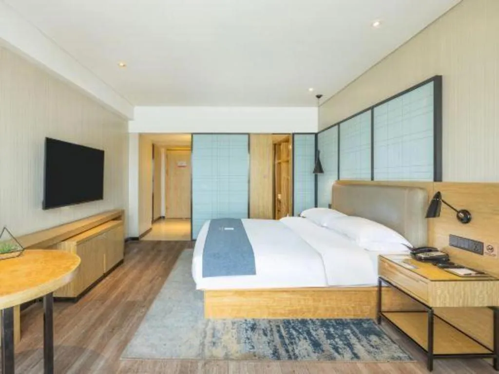 Bed in Echarm Hotel Changde Chaoyang D5 District