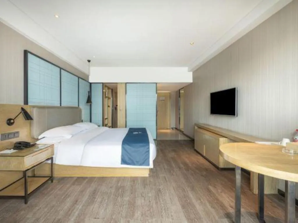 Bed in Echarm Hotel Changde Chaoyang D5 District