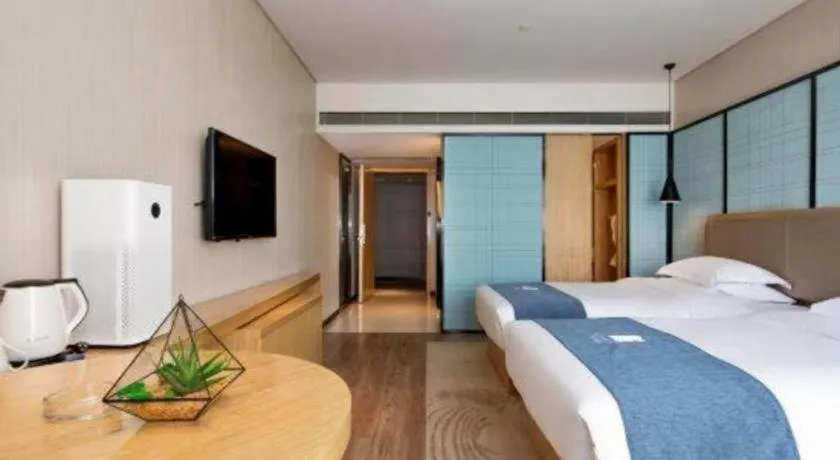 Bed in Echarm Hotel Changde Chaoyang D5 District