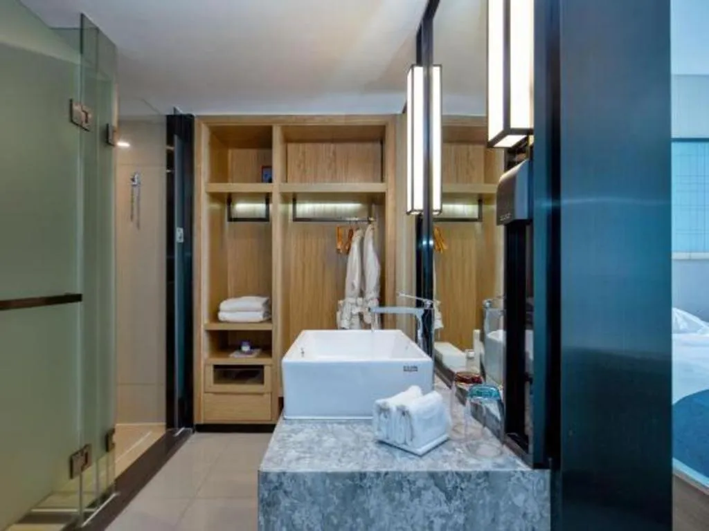 Bed in Echarm Hotel Changde Chaoyang D5 District