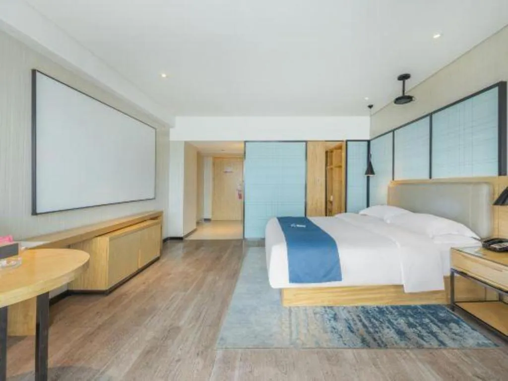 Bed in Echarm Hotel Changde Chaoyang D5 District