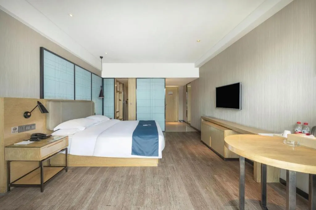 Bed in Echarm Hotel Changde Chaoyang D5 District