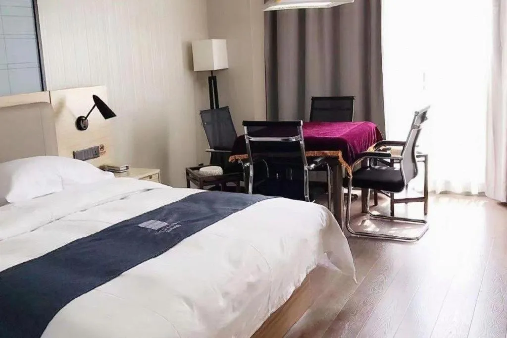 Bed in Echarm Hotel Changde Chaoyang D5 District