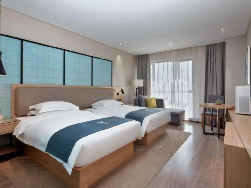 Bed in Echarm Hotel Changde Chaoyang D5 District