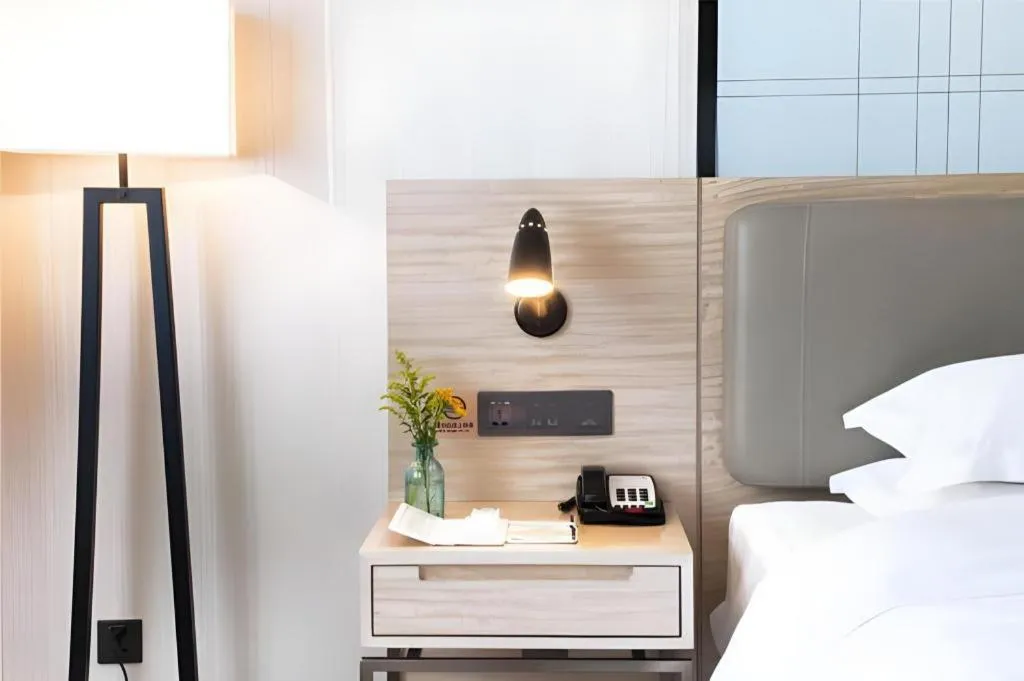 Bed in Echarm Hotel Changde Chaoyang D5 District