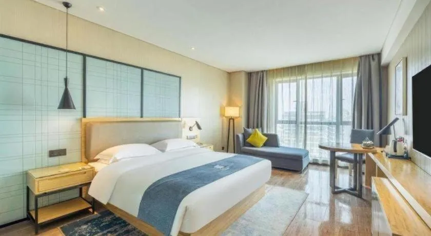 Bed in Echarm Hotel Changde Chaoyang D5 District