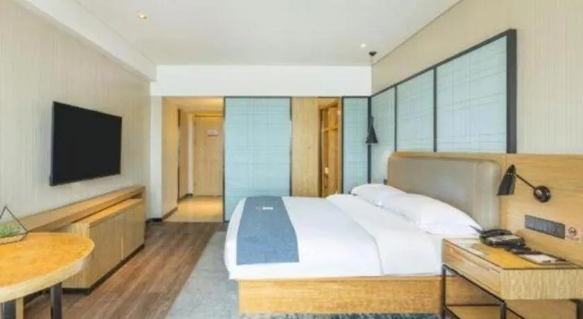 Bed in Echarm Hotel Changde Chaoyang D5 District