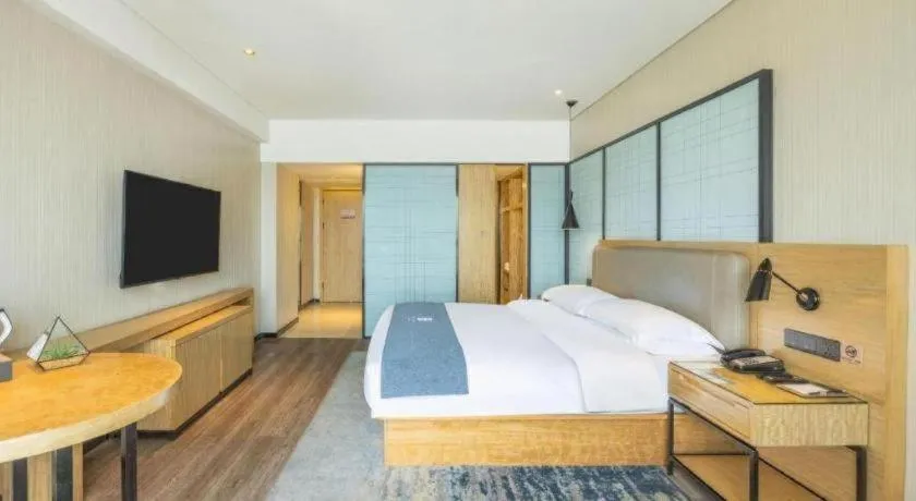 Bed in Echarm Hotel Changde Chaoyang D5 District