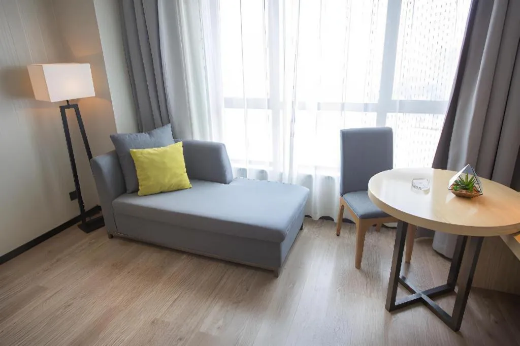 Bed in Echarm Hotel Changde Chaoyang D5 District