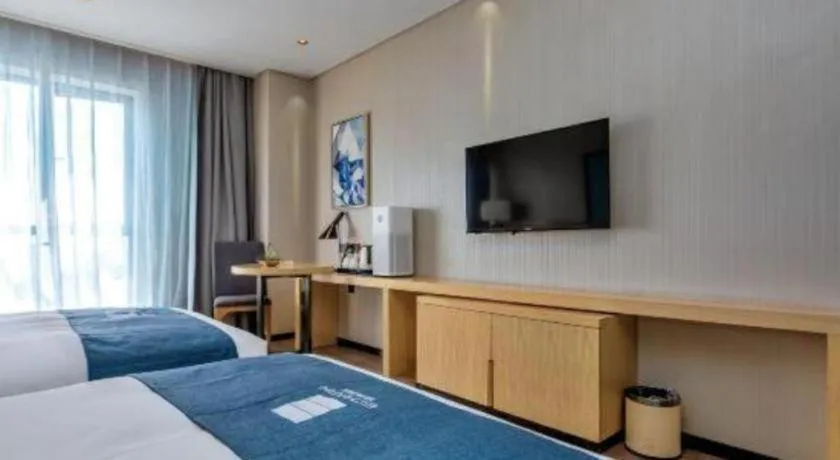 Bed in Echarm Hotel Changde Chaoyang D5 District