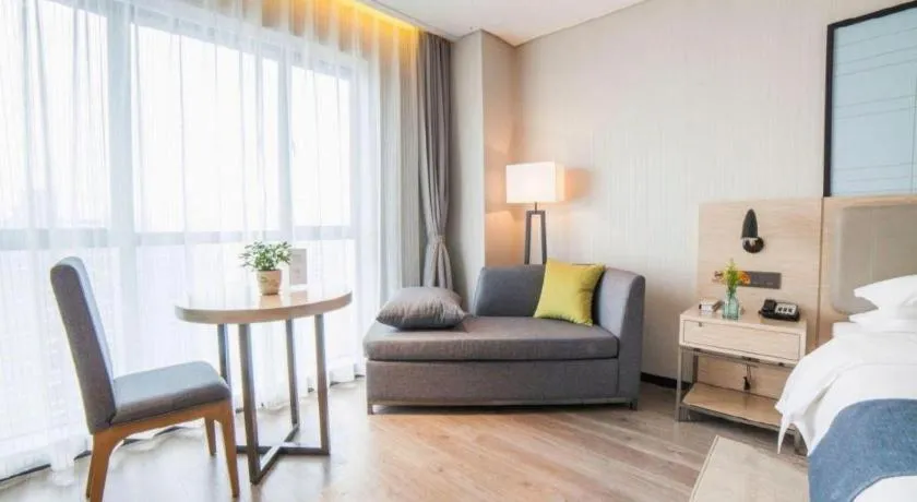 Bed in Echarm Hotel Changde Chaoyang D5 District