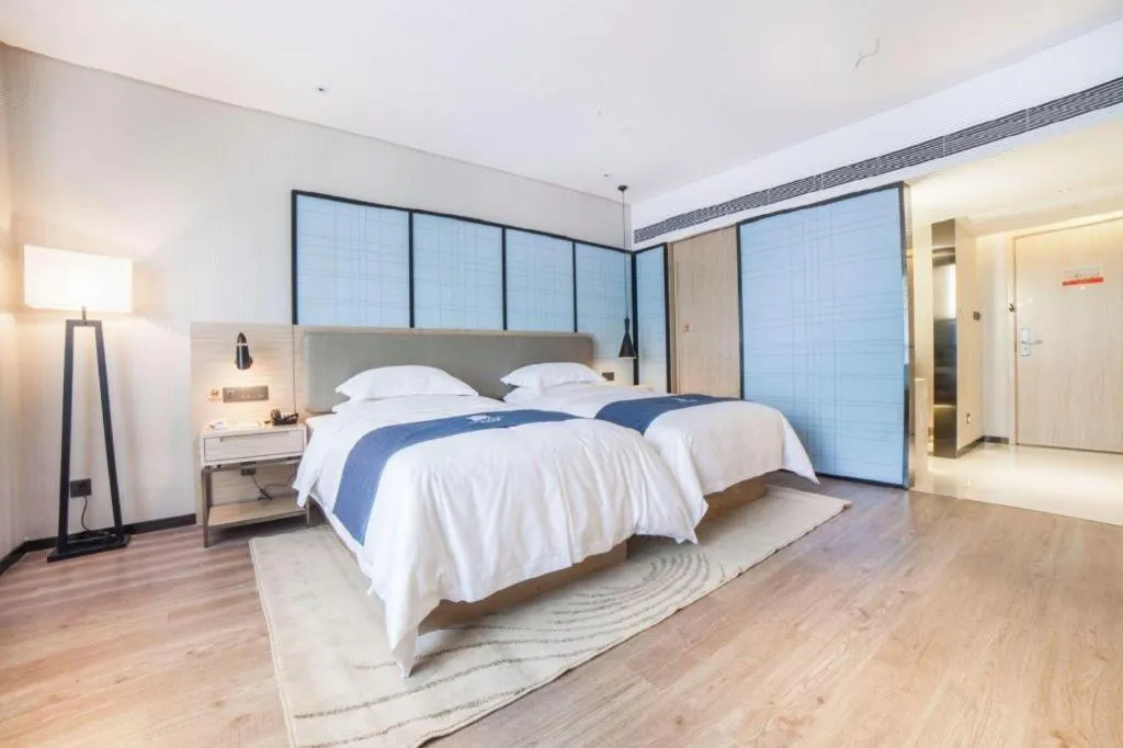 Bed in Echarm Hotel Changde Chaoyang D5 District