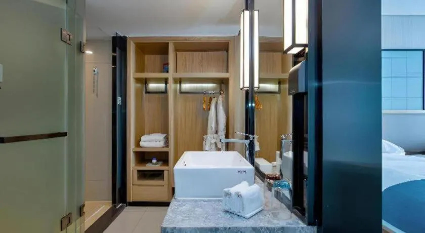 Bed in Echarm Hotel Changde Chaoyang D5 District