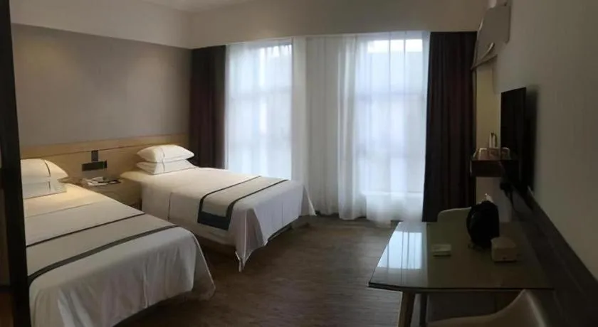 Bed in City Comfort Inn Yi'Ning Jichang Road Shanghaicheng