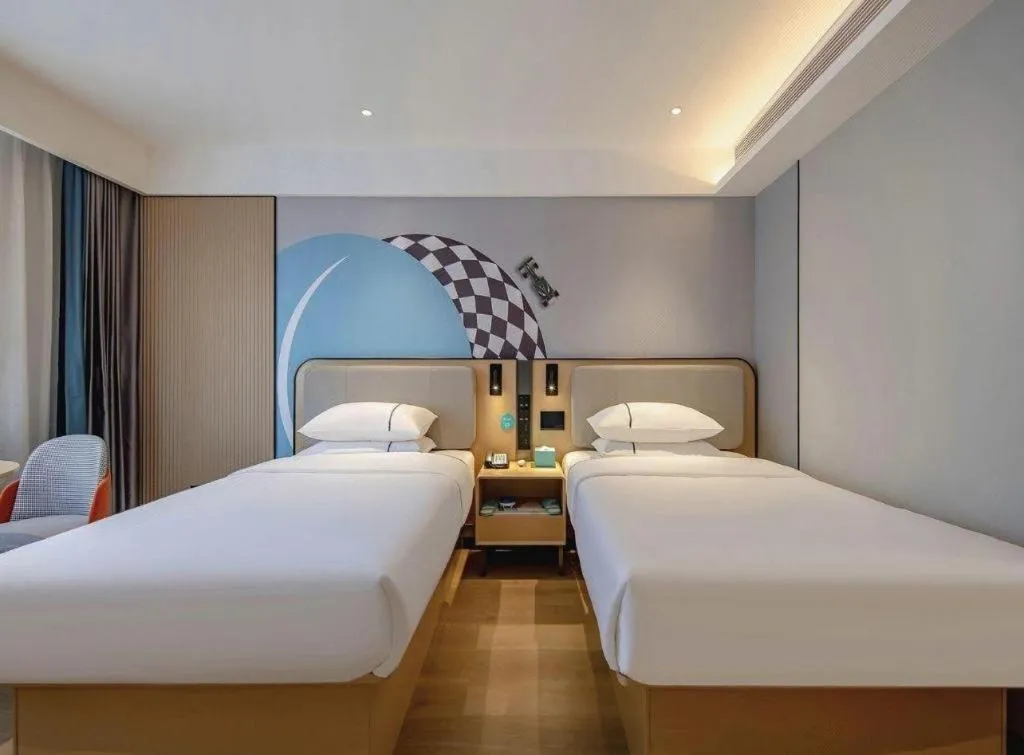 Bed in City Comfort Inn Wuhan Children's Hospital Xianggang Road Metro Station