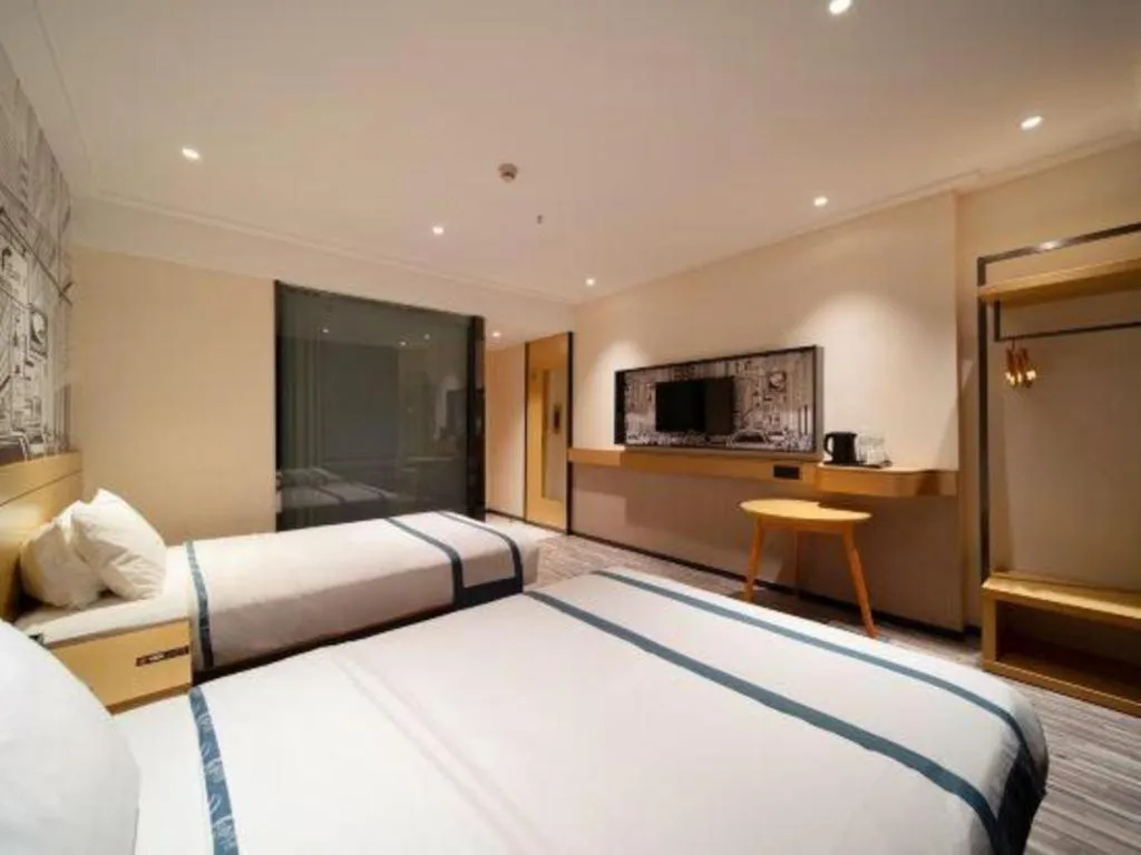 Bed in City Comfort Inn Wuhan Children's Hospital Xianggang Road Metro Station