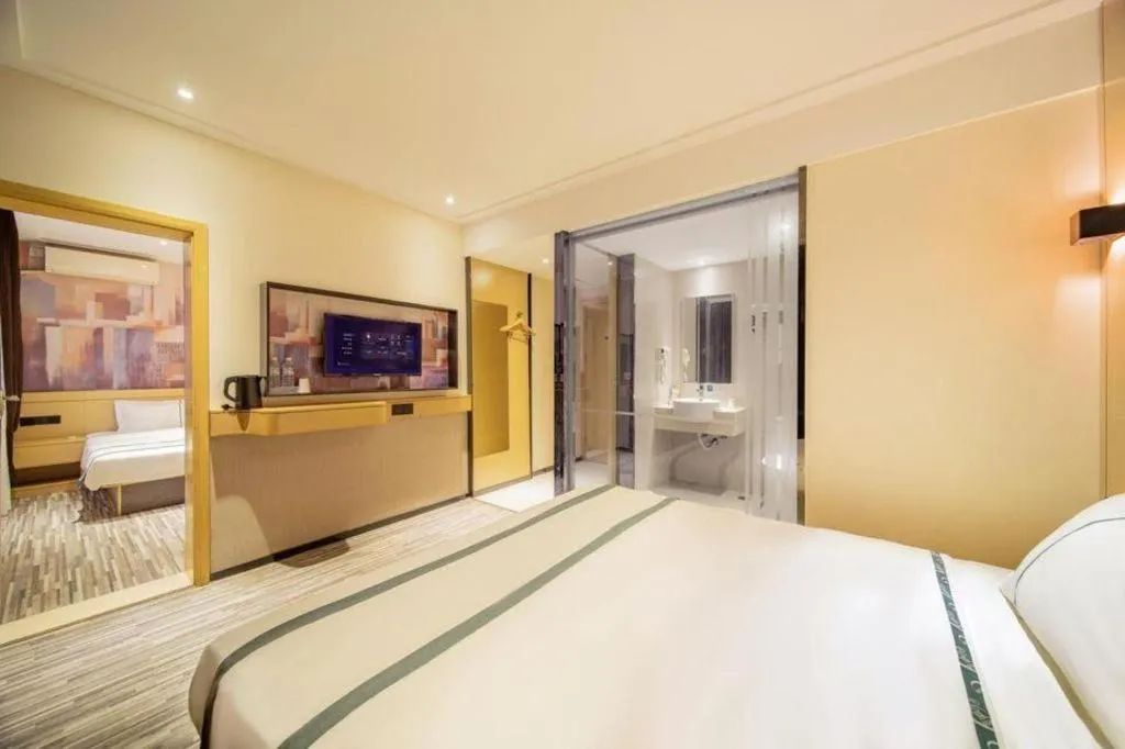 Bed in City Comfort Inn Wuhan Children's Hospital Xianggang Road Metro Station