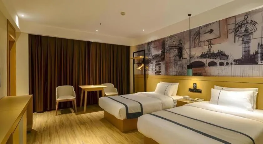 Bed in City Comfort Inn Jingzhou Beijing Middle Road Renxinhui