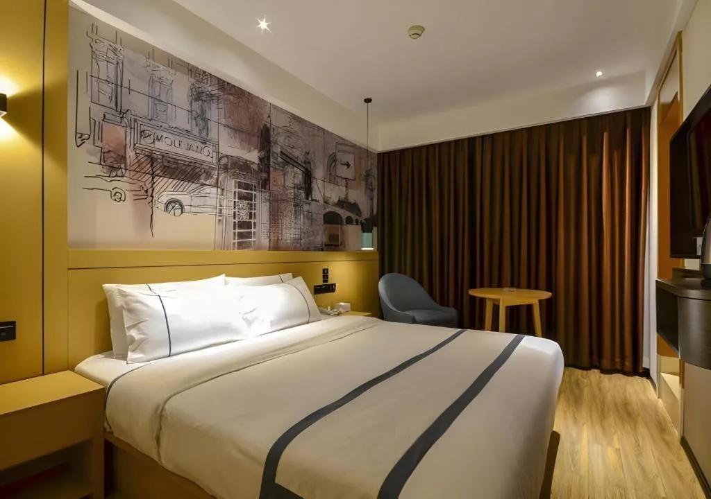 Bed in City Comfort Inn Jingzhou Beijing Middle Road Renxinhui