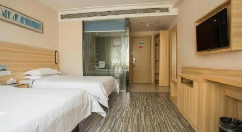 Bed in Jtour Inn Huanggang Hongan Lieshi Lingyuan