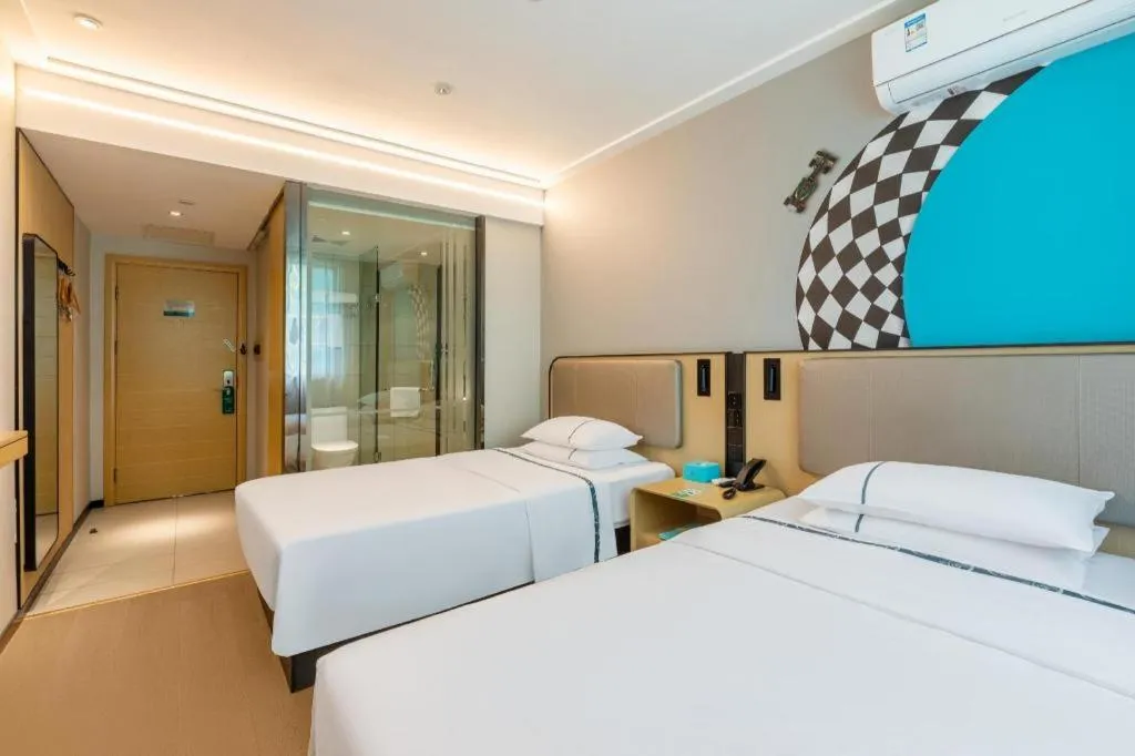 Bed in City Comfort Inn Wuhan Hangkong Road Tongji Hospital