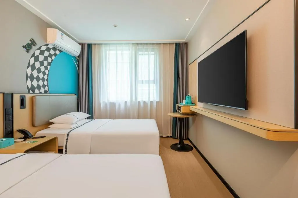 Bed in City Comfort Inn Wuhan Hangkong Road Tongji Hospital