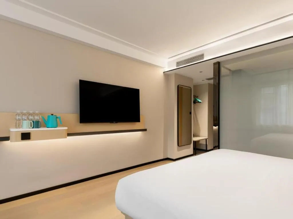 Bed in City Comfort Inn Wuhan Hangkong Road Tongji Hospital