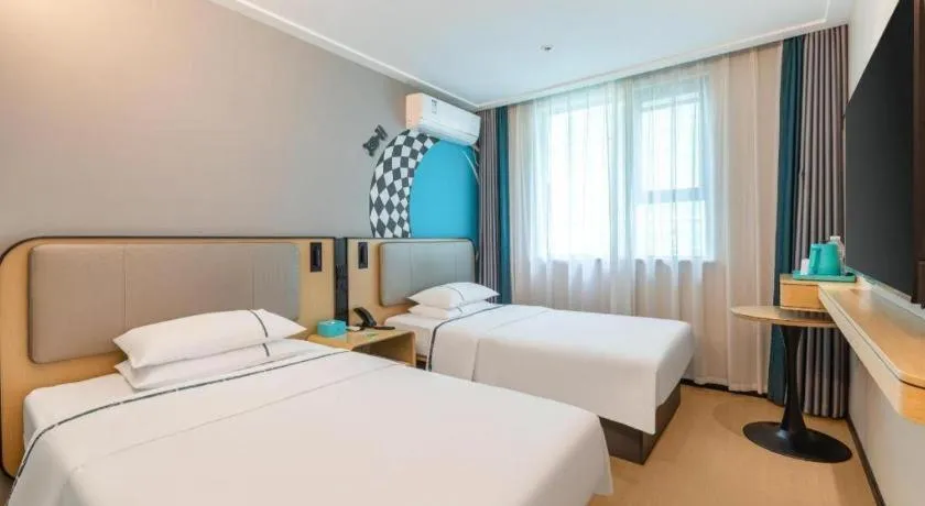 Bed in City Comfort Inn Wuhan Hangkong Road Tongji Hospital