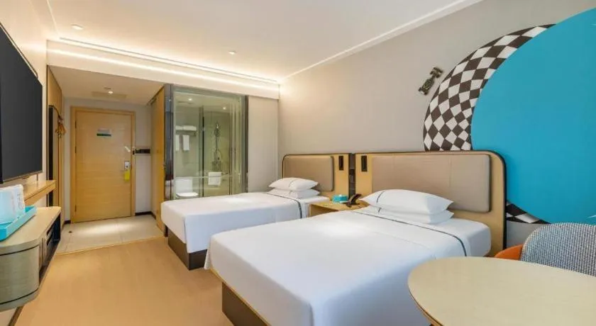 Bed in City Comfort Inn Wuhan Hangkong Road Tongji Hospital