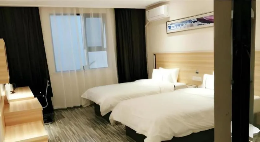 Bed in City Comfort Inn Wuhan Hangkong Road Tongji Hospital